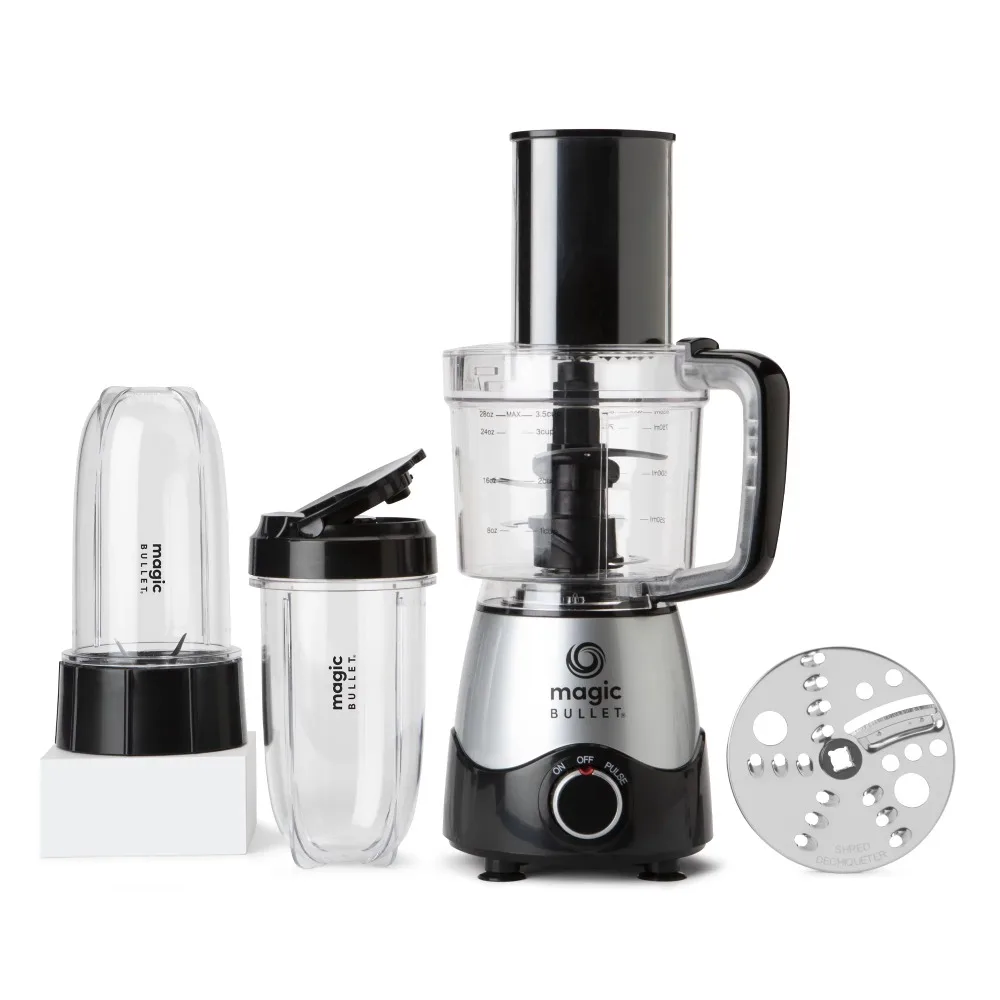 

Kitchen Express Personal Blender and Food Processor, Silver, MB50200. (Condition: New)