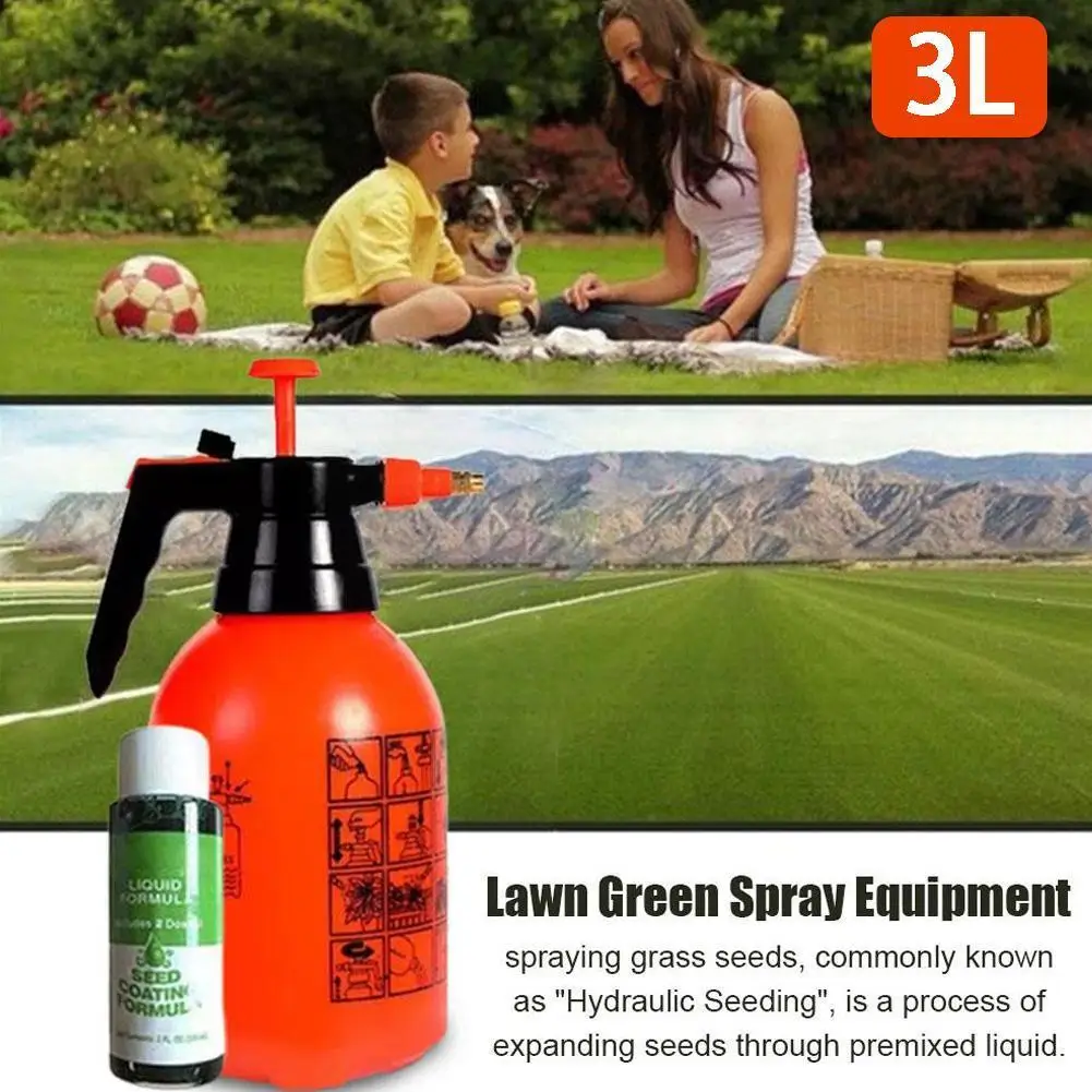 

Liquid Lawn Seed Sprinkler Household Seeding System Liquid Spray Seed Lawn Care Grass Fogger Sprayer Pot