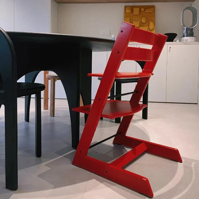 Стул Детский развивающий из дуба стул детский Регулируемый массива дерева для