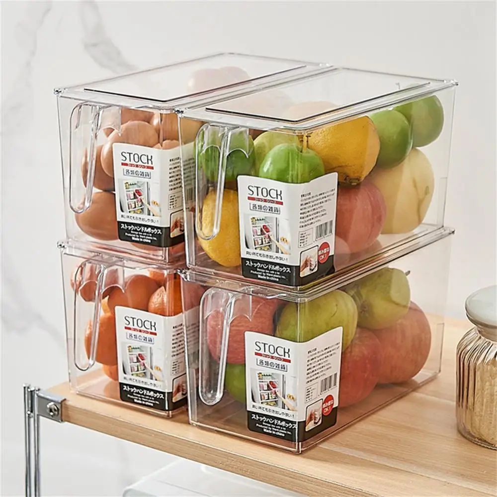 

Transparent Storage Egg Box Multifunctional Fresh-keeping Box High Quality Kitchen Refrigerator Storage Box Organization Storage