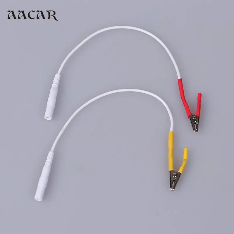 

1pc Tens/Ems tieline Alligator Clip Cable Wire Electrode For SDZ-II Electronic Acupuncture 2mm Pin Type Cable Acupuncture Clip