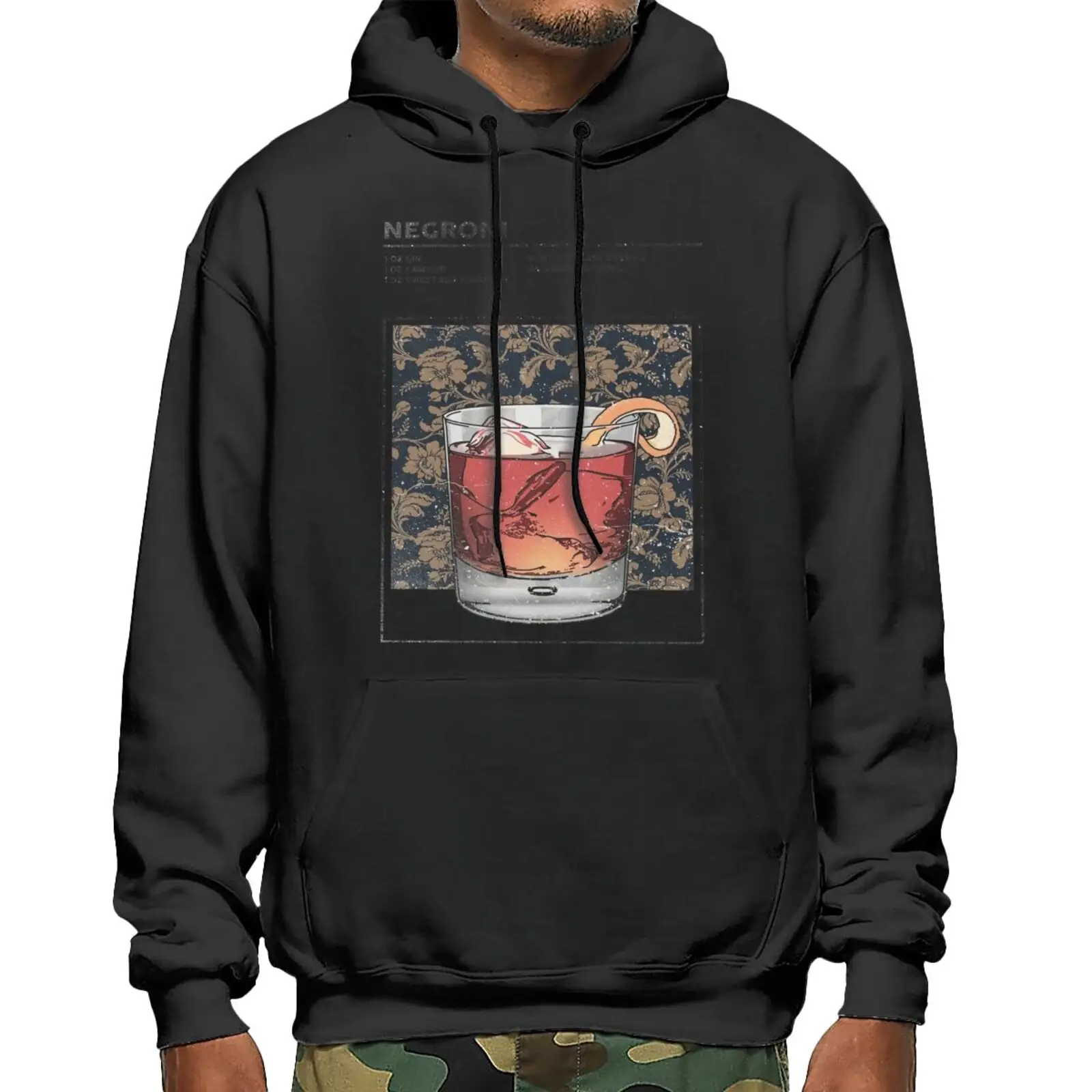 

Negroni Mixed Drink Cocktail Alcohol 3815 Hoodies Zip Hoodie Men's Sweatshirt Men's Jacket Harajuku Graphic Hoodie Sweatshirts