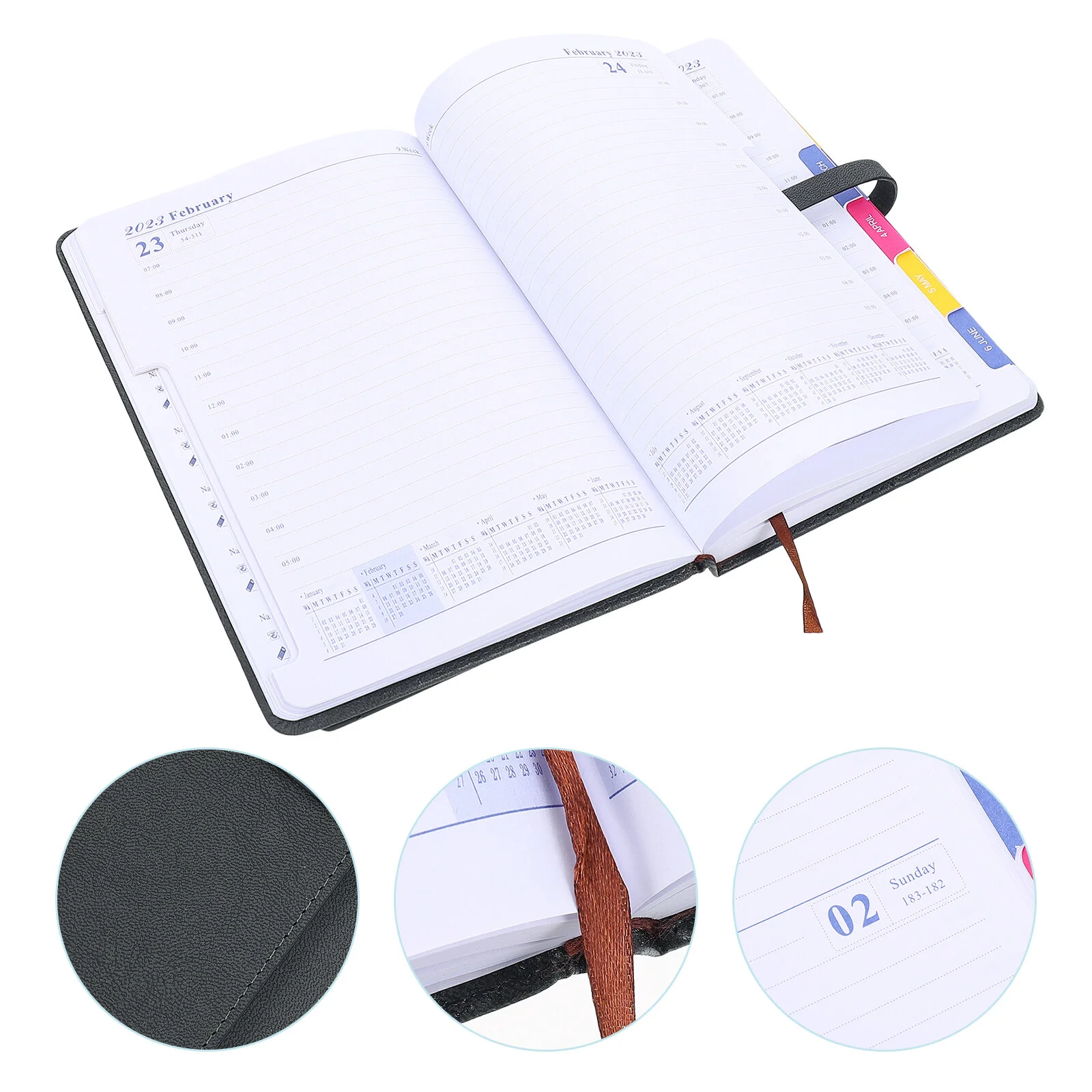

Notebook Planner Daily Journal Calendar Notepad A5 Office Planners Calendars Spiral Writing Weekly Time Agenda Organizers Work