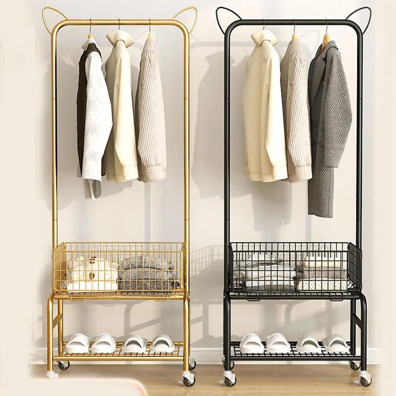 

Стойка для обуви, детской библиотеки, пальто, складные сумки, металлическая стойка для пальто в спальню, современная мебель для хранения в с...