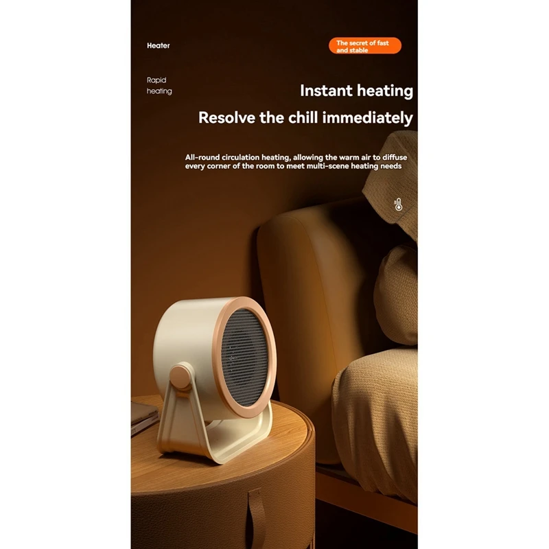 500 Вт электрический обогреватель портативный настольный вентилятор теплого