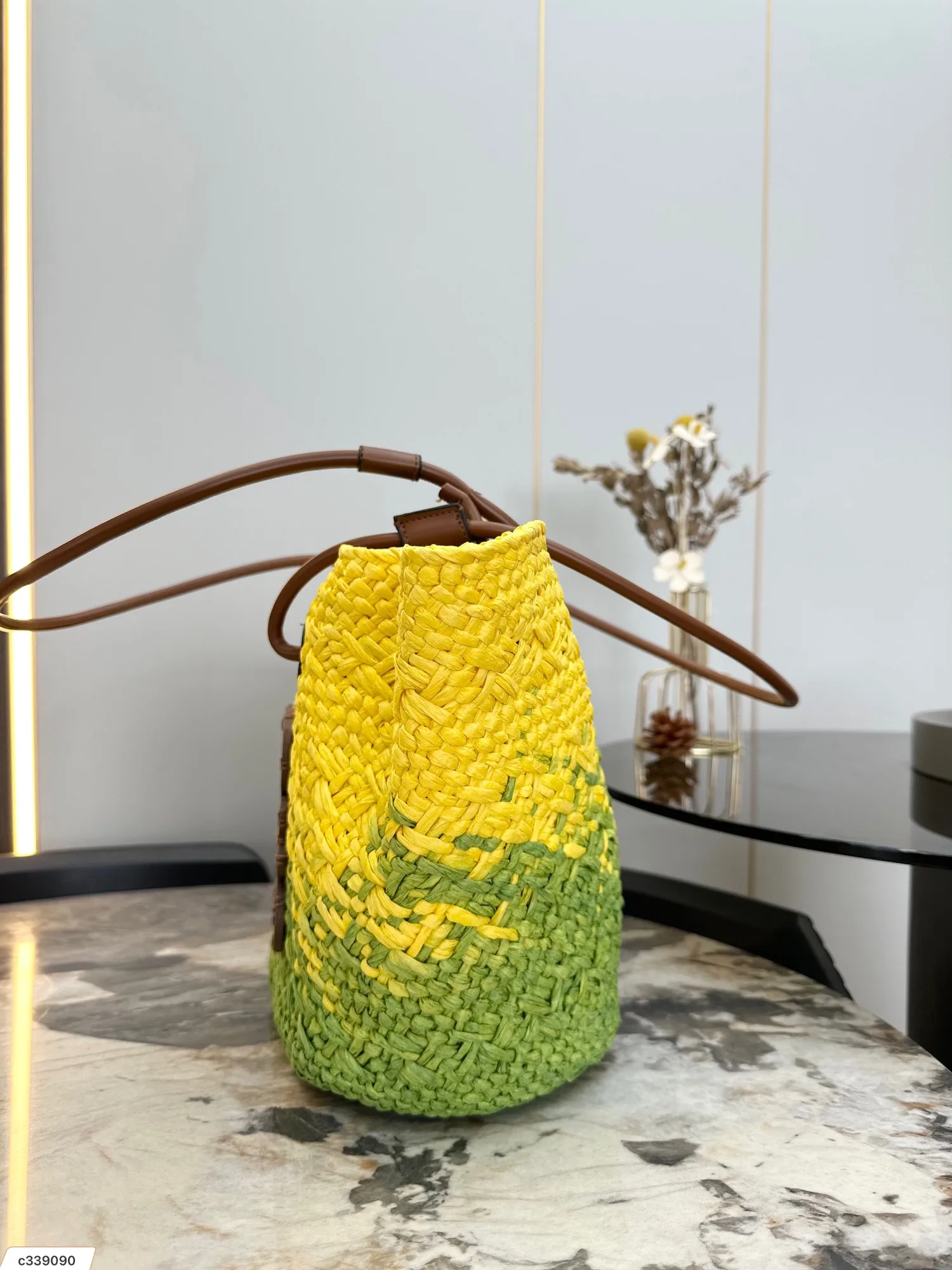 Luxury Brand Women Braided Tote Bag Ins Super Fire Holiday Travel Leisure Straw Braided Bag Summer Beach Pastoral Style