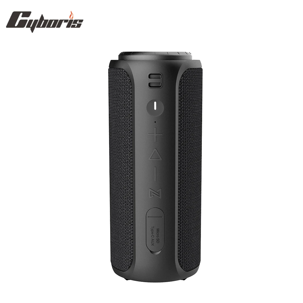 

CyborisS12 30W Wireless Speakers Portable bluetooth Speaker 4000mAh Double Drivers Bass TWS Stereo IPX7 Waterproof TF Card AUX