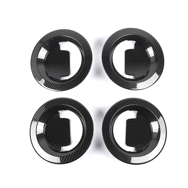 Внутренняя дверная ручка автомобиля декоративная крышка чаши отделка Stcikers для