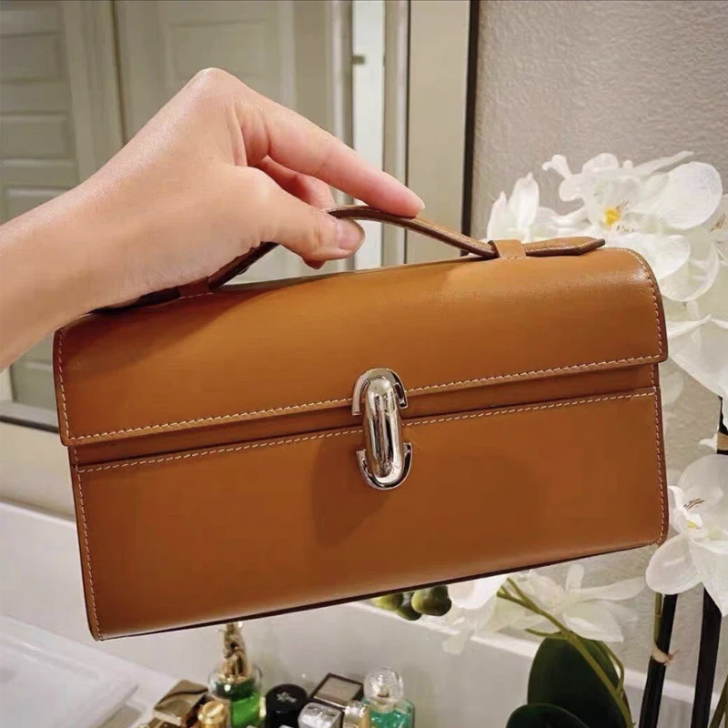 Корейские повседневные дамские сумочки из натуральной кожи Роскошные