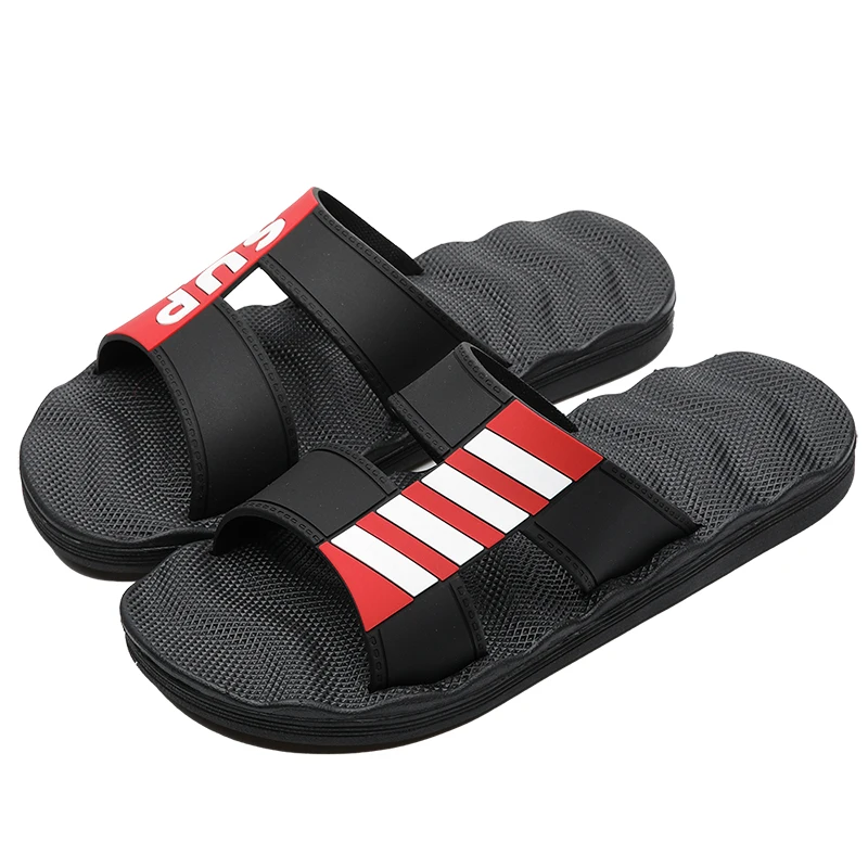 

Тапки в полоску для мужчин и женщин, повседневные пляжные дизайнерские тапочки, тапочки для душа, летние тапочки, размеры 49