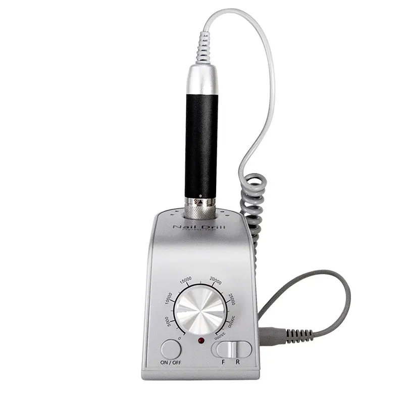 

Brushless 35000 RPM Efile Grinding Manicure Pedicure Burr File Silver Electric Professional Nail Drill Machine