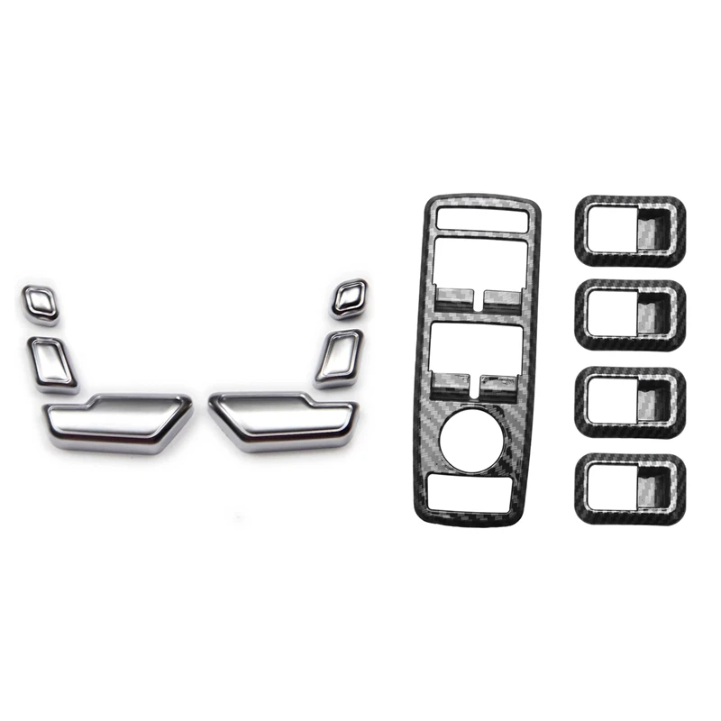 

1 комплект кнопки переключения окон для Mercedes Benz A B C Cla Gla и 1 комплект из цинкового сплава, кнопки регулировки дверей и сидений, крышка переключателя