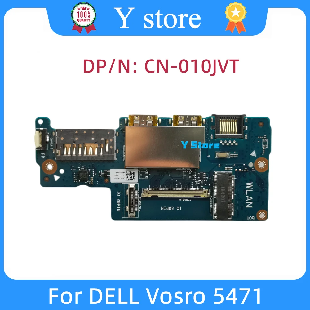 Y Store Оригинал для DELL voстро14 5471 USB SD кардридер Ethernet плата 10JVT 010JVT Быстрая доставка