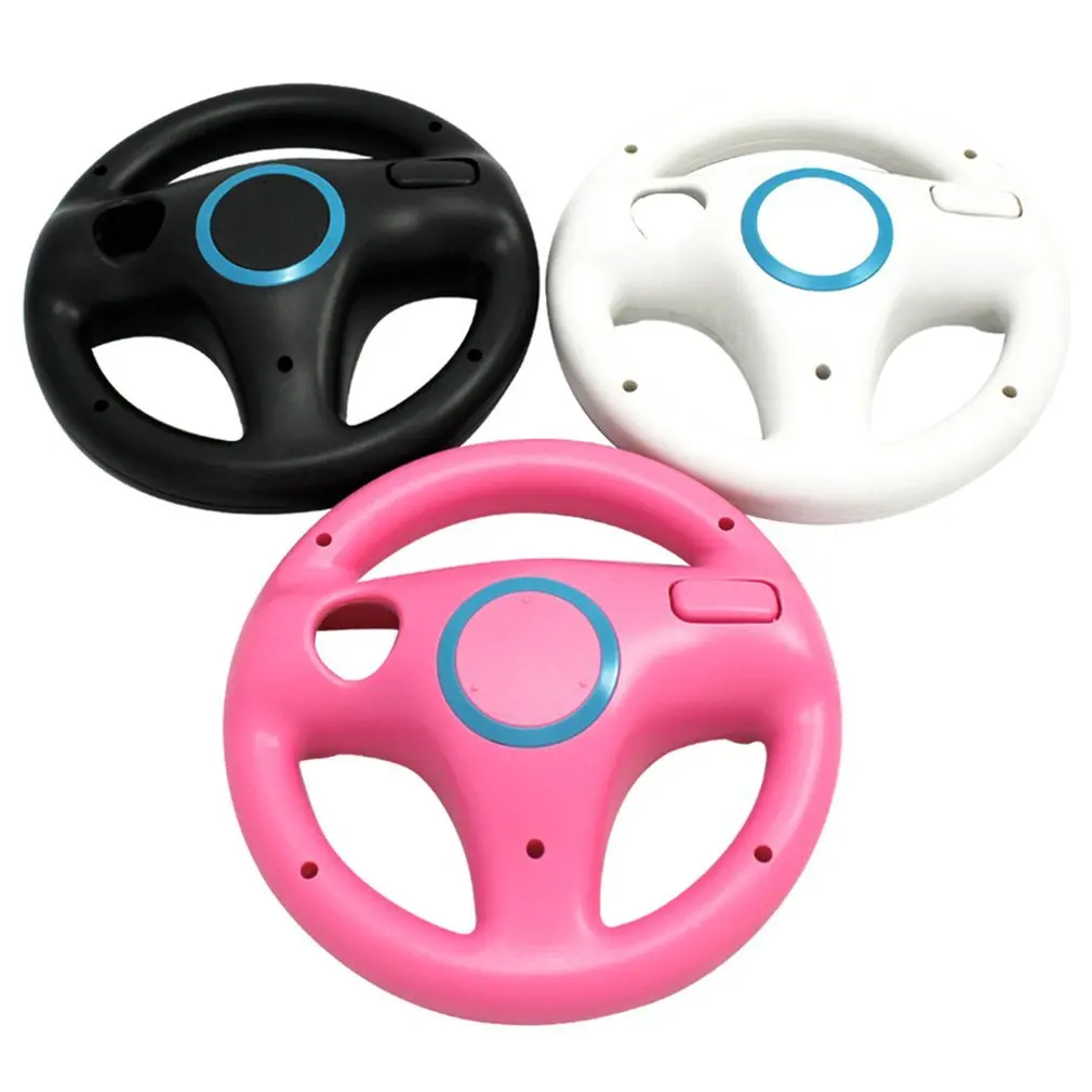 Racing Game Plastic Racing Steering Wheel for Nintendo Wii for Mario Kart Remote Controller Dropshipping Hot Sale Dropshupping