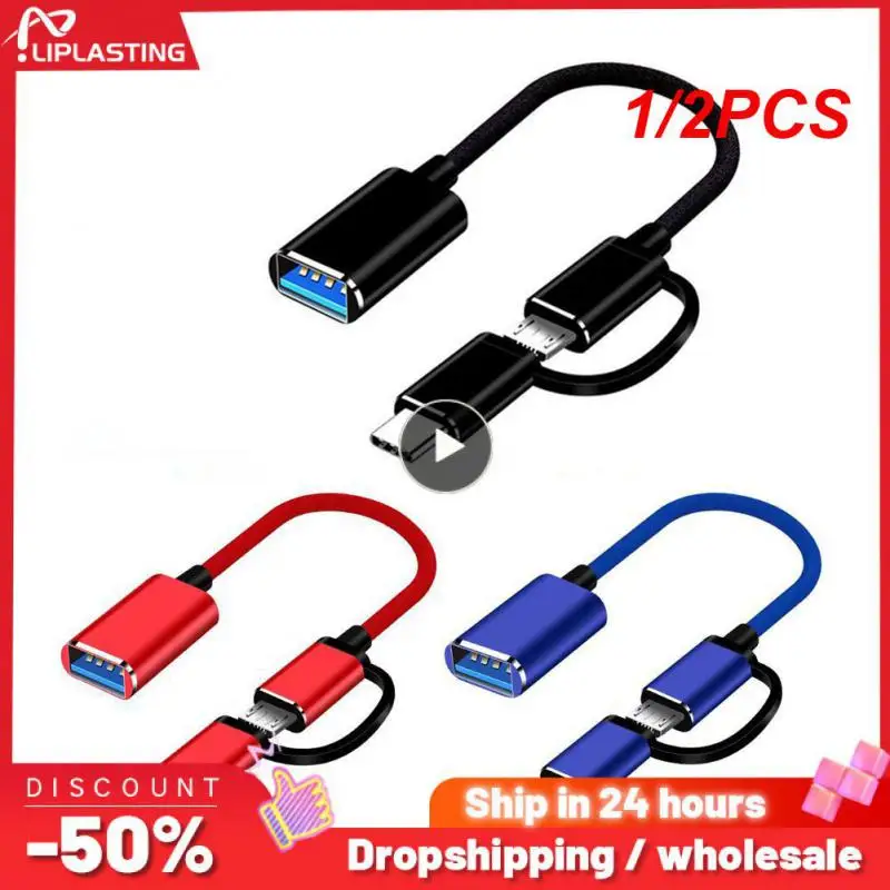 

1/2 шт. в 1, USB 3,0, OTG-переходник для USB
