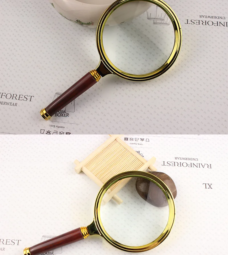 Ручная лупа для чтения увеличительное стекло высокой четкости идентификации