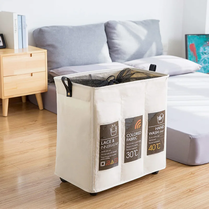With Wheels Removable Storage Organizer Cesto Ropa Sucia