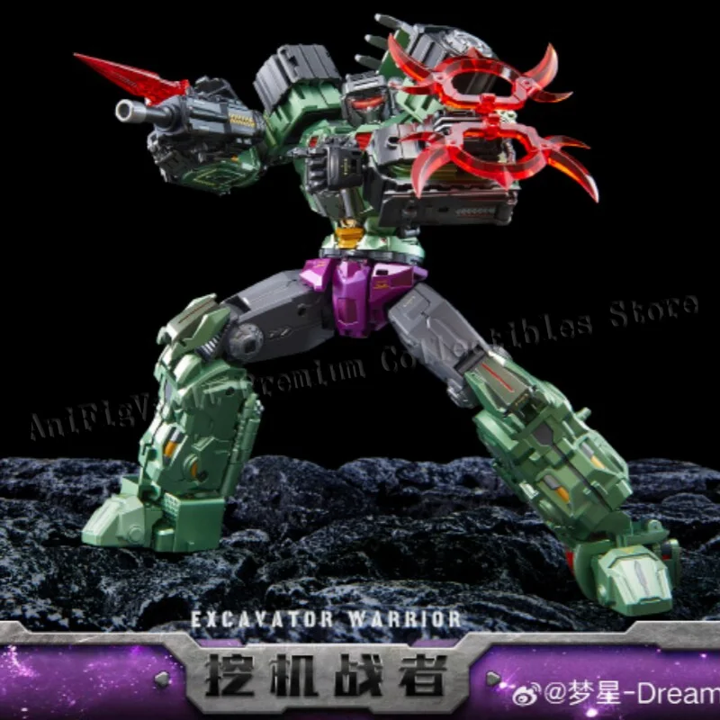 Фото В наличии: Трансформирующиеся игрушки DST02-006 Dream Star Toys Devastator Excavator Warrior Mighty God of War, фигурки-роботы №5