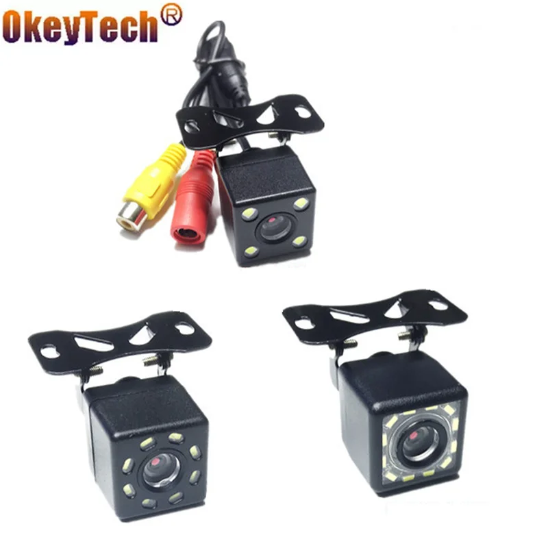 Купи Car Rear View Camera 4 8 12 LED Night Vision Reversing Auto Parking Backup Monitor Universal Waterproof 170 Degree HD Video за 198 рублей в магазине AliExpress