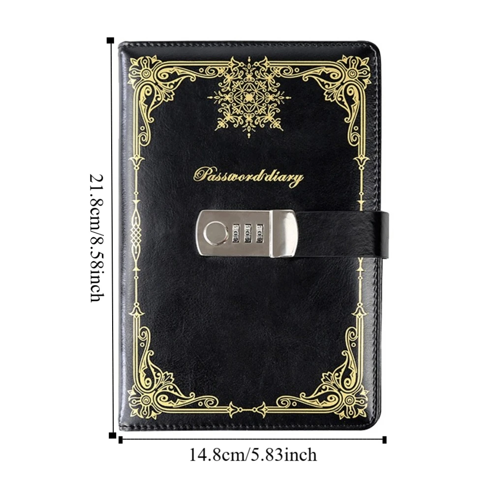 Замковый блокнот PU Leather A5