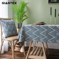 giantex wave waterproof decorative table cloth tablecloth rectangular dining table cover obrus tafelkleed mantel mesa nappe