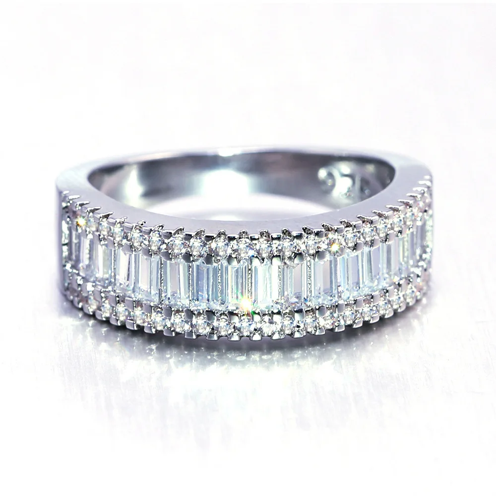 

Milangirl Color Unique Design CZ Ring Paved Austrian Zircon Fashion Women Ring Jewelry For Women's Party Jewelry
