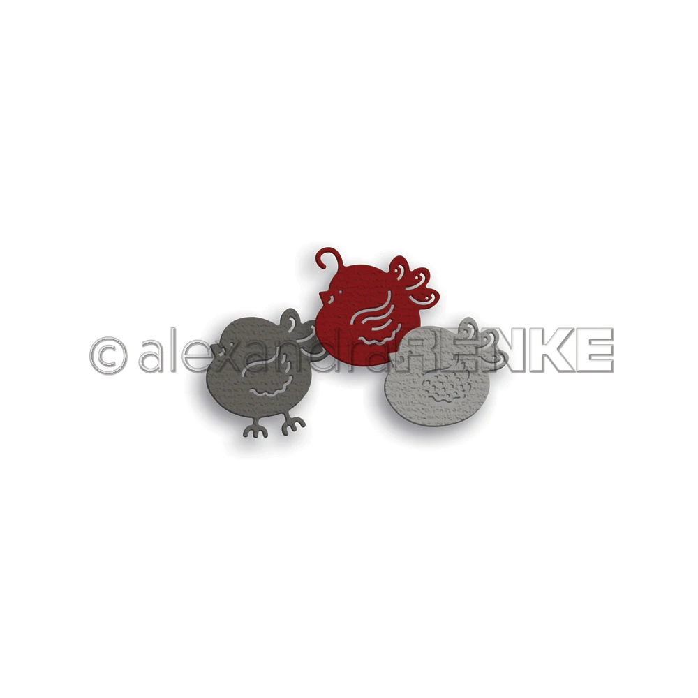 

2022 Spring Three Chicks Metal Cutting Dies Diy Craft Paper Scrapbooking Greeting Cards Album Diary Decoration Embossing Molds