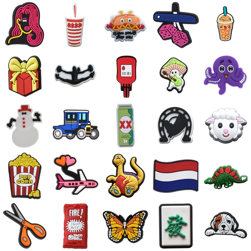 

Packs Boy Shoe Charms Para Pins Set Jeans Wholesale Bulk Gifts Kids Women Charm Shoes Accessories Men Girl Decorations for Crocs