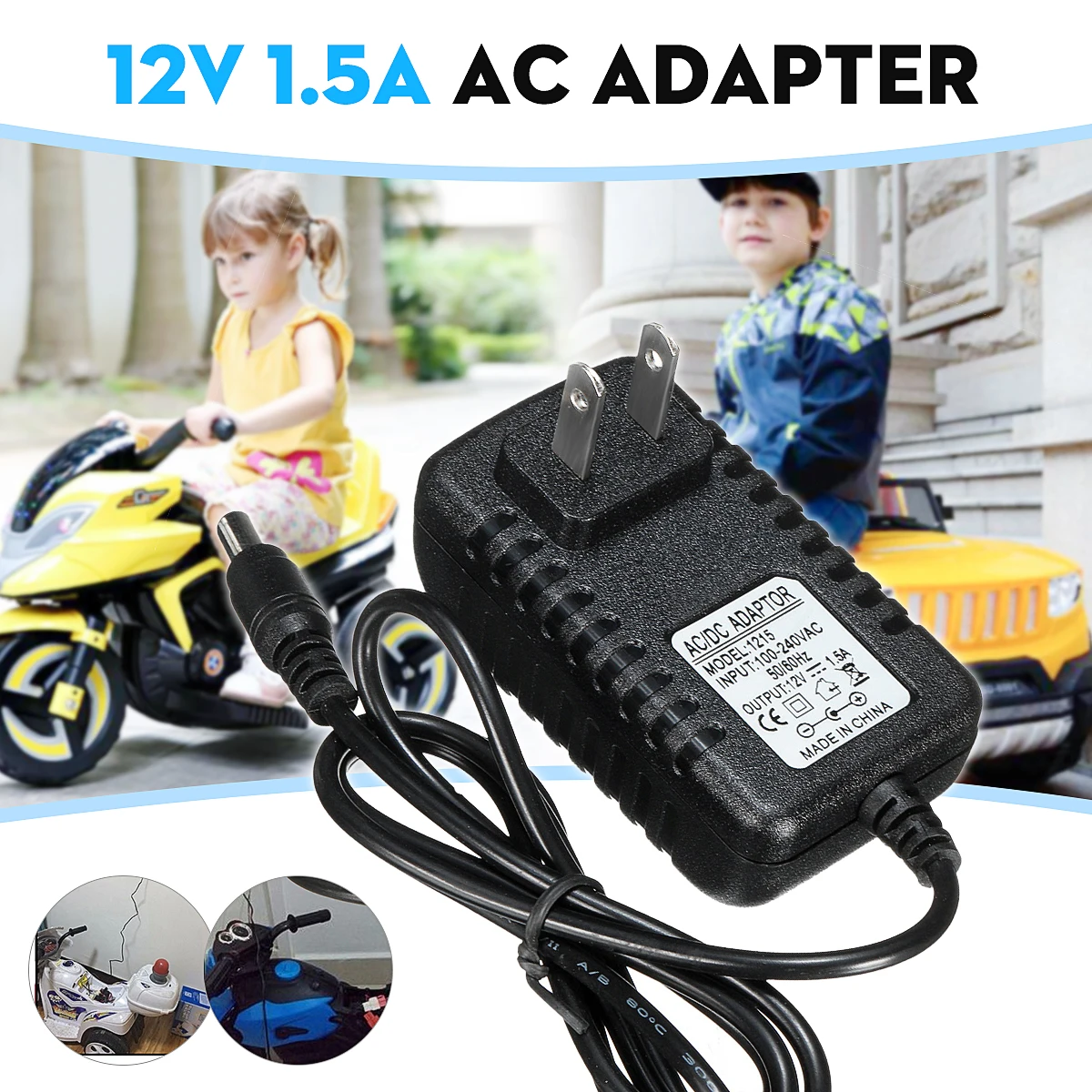 S Motorcycles Ac 100-240v To Dc 12v 1a