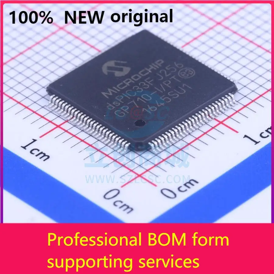 

DSPIC33FJ256GP710-I/PT DSPIC33FJ256GP710New original genuine IC chip 100% original