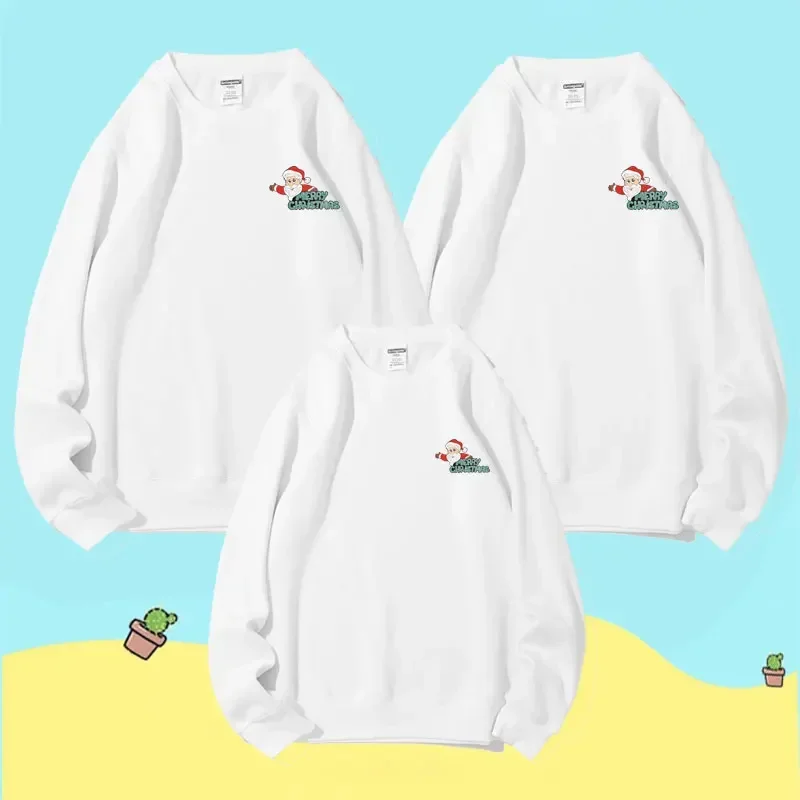 Рождественские семейные свитера Джерси с Рождеством одинаковый наряд для мамы