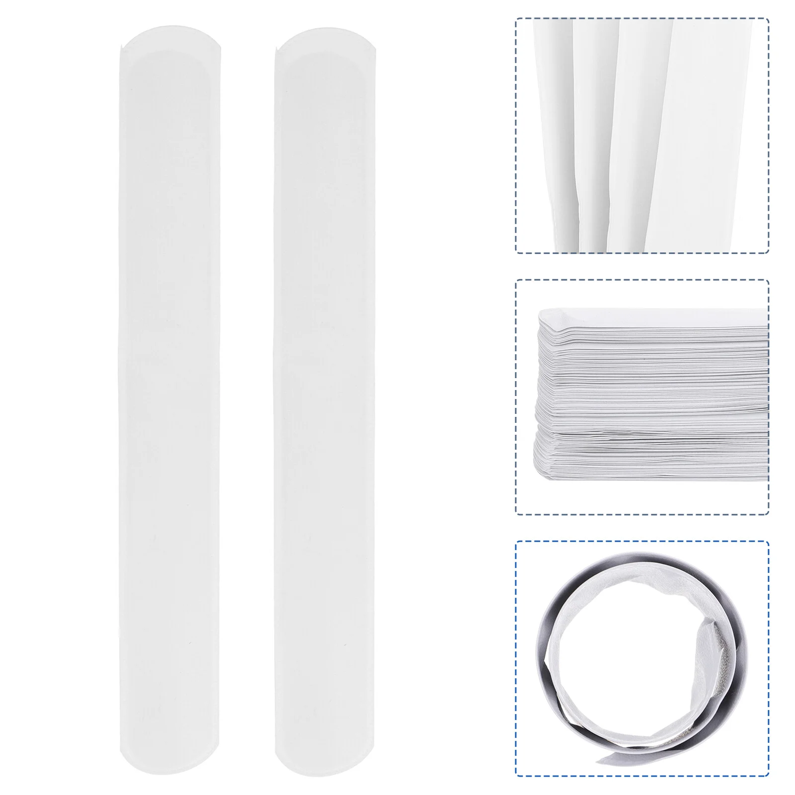 

100 Pcs Jewelry Accessories For Girls Funny Slap Bracelets Self Made Party Favor Favors Pvc Wristband Child