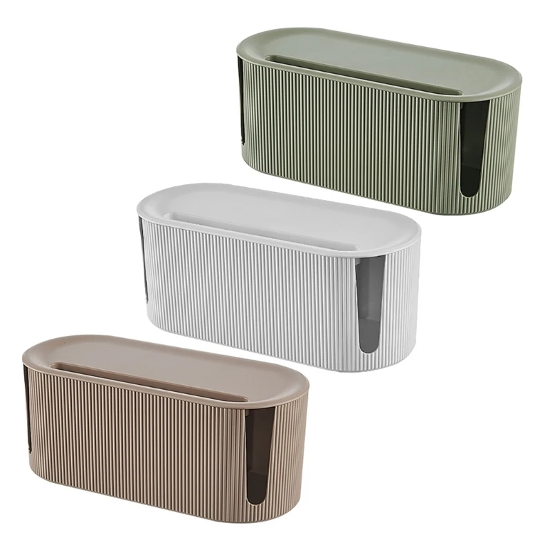 

Wire Cable Storage with Lid Router Dormitory Bedside Collect