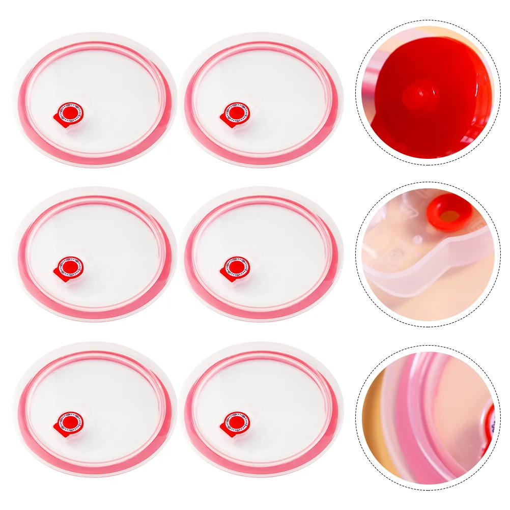 

6Pcs Fresh Keeping Bowl Lid Practical Sealing Cover Kitchen Bowl Cover