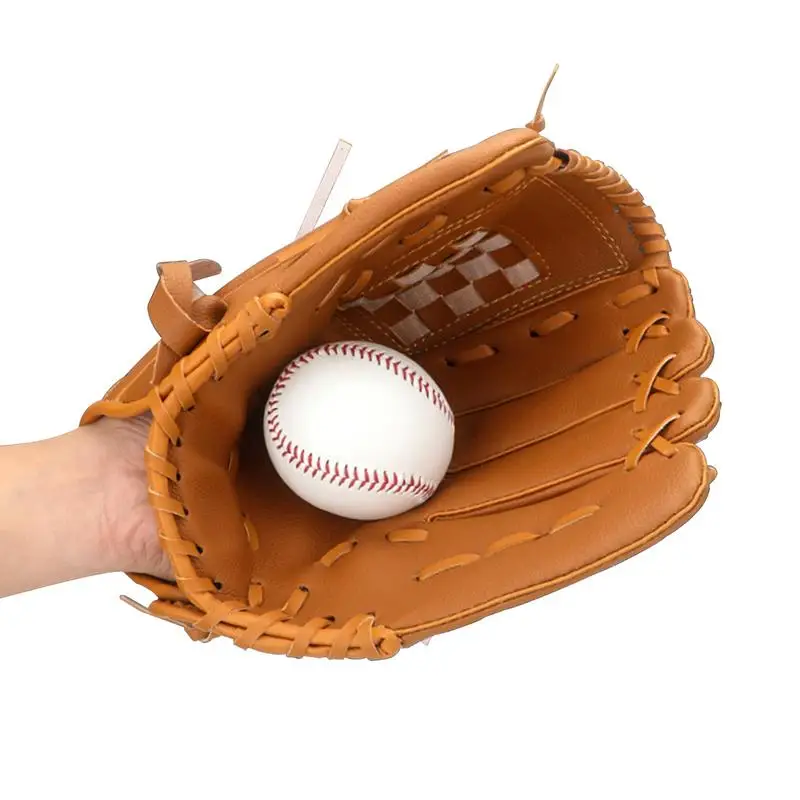 

Baseball Glove Right Hand Throwing Baseball Gloves Baseball Catching and Pitching Training Tools for Baseball Beginner & Youth
