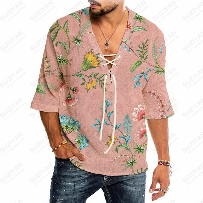 

Wear Business Turn-Down Formal Knotted Shirts Stripped Free Shirts For Men Products European Floral Men Clothes Wild Shipping