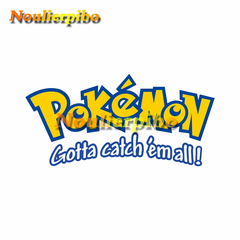 Красивая аниме-наклейка на автомобиль Pokemon с принтом в стиле Пикачу ПВХ украшение