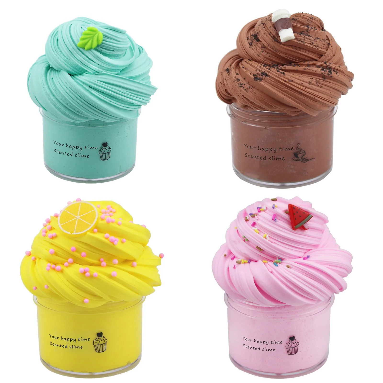 DIY масло искусственная глина для моделирования пушистый флоам слайм