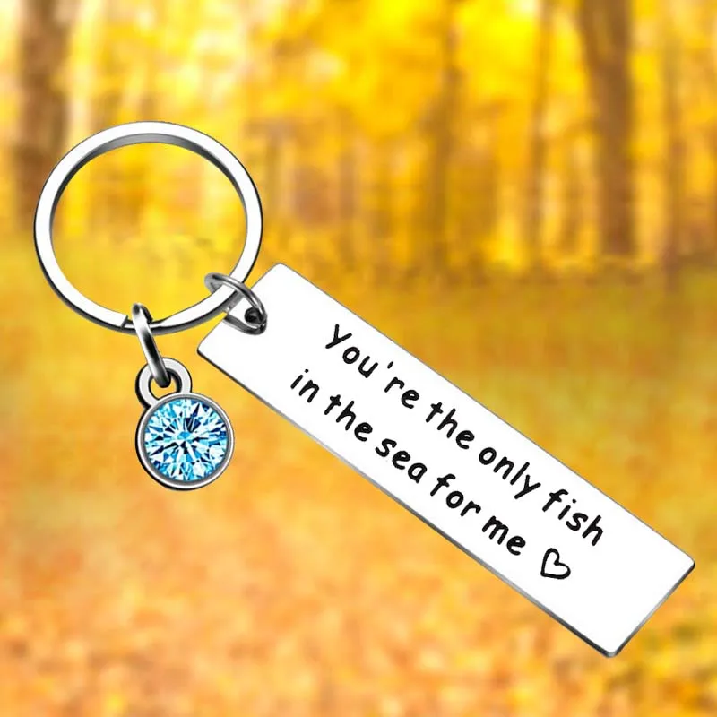 

Wedding Gift Engagement Gift Keychain Husband Fiance Couple Key Chain Pendant Jewelry