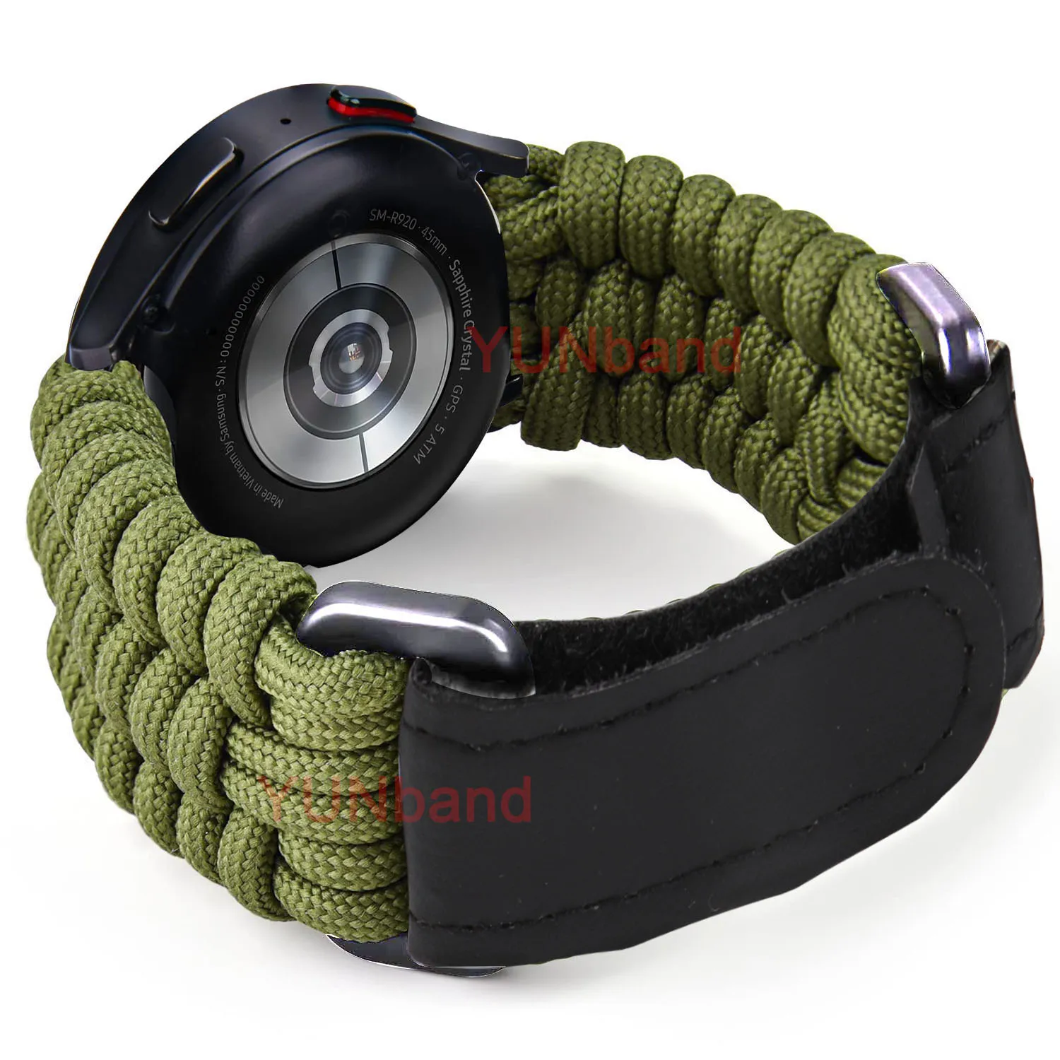 

20mm/22mm Umbrella Rope Strap For Samsung Galaxy watch 5/4 44mm 40mm/5 pro/4 Classic/Active 2 Bracelet Huawei gt 2/3 pro Band