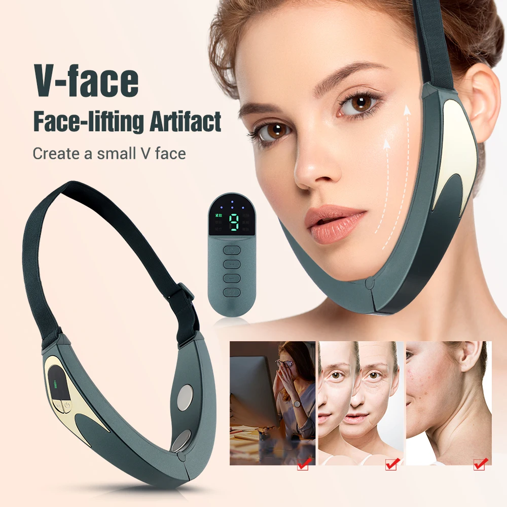 

Ems V Line Face Lifting Slimmer Machine Face Lift Skin Tightening V Shape Double Chin Removal Cheek Lift Up Beauty Care