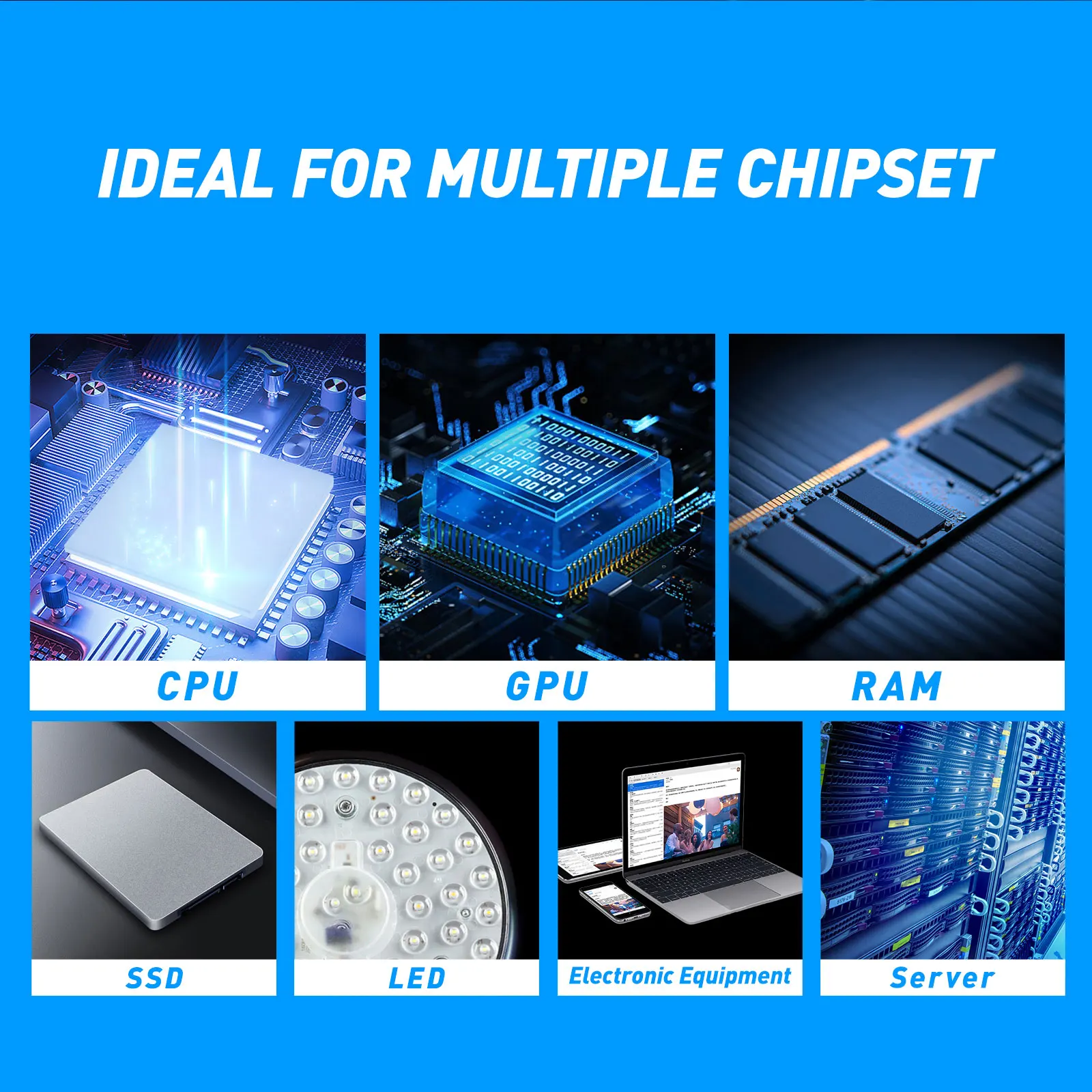 Фото Термопрокладка Upsiren 21W для охлаждения GPU/CPU и M.2 SSD, 70x20 мм, высококачественная, оригинальная, аутентичная №5