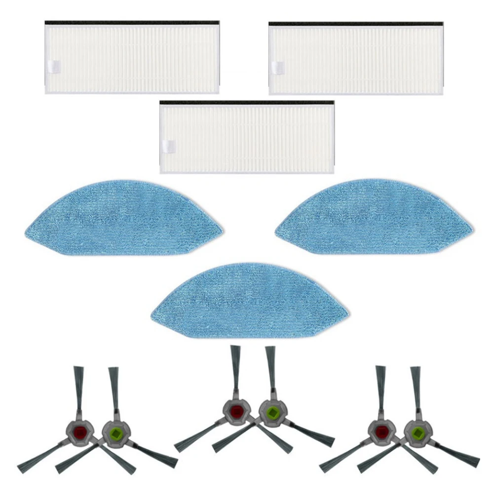 

HEPA Filter Mop Cloth Wipes Side Brush for Ecovacs Deebot U2/DGN22 Sweeping Robot Replacement Accessories