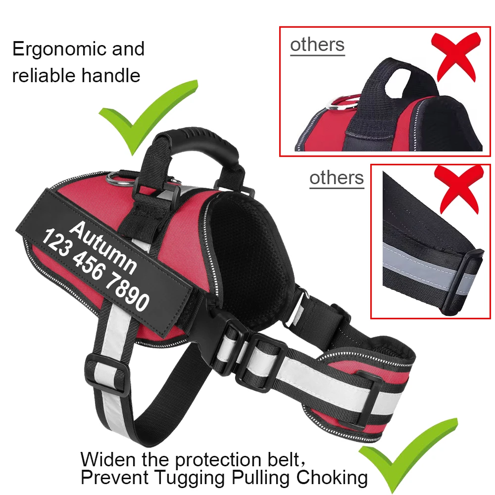 Индивидуальная шлейка для собак светоотражающая дышащая питомцев жилет