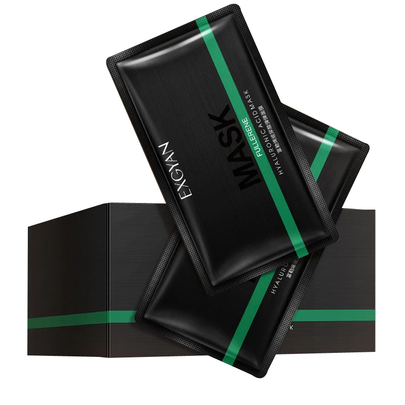 

30 Pcs With Box Fullerene Hyaluronic Acid Sleep Mask Moisturizing and Shrinking Pores Facial Mask