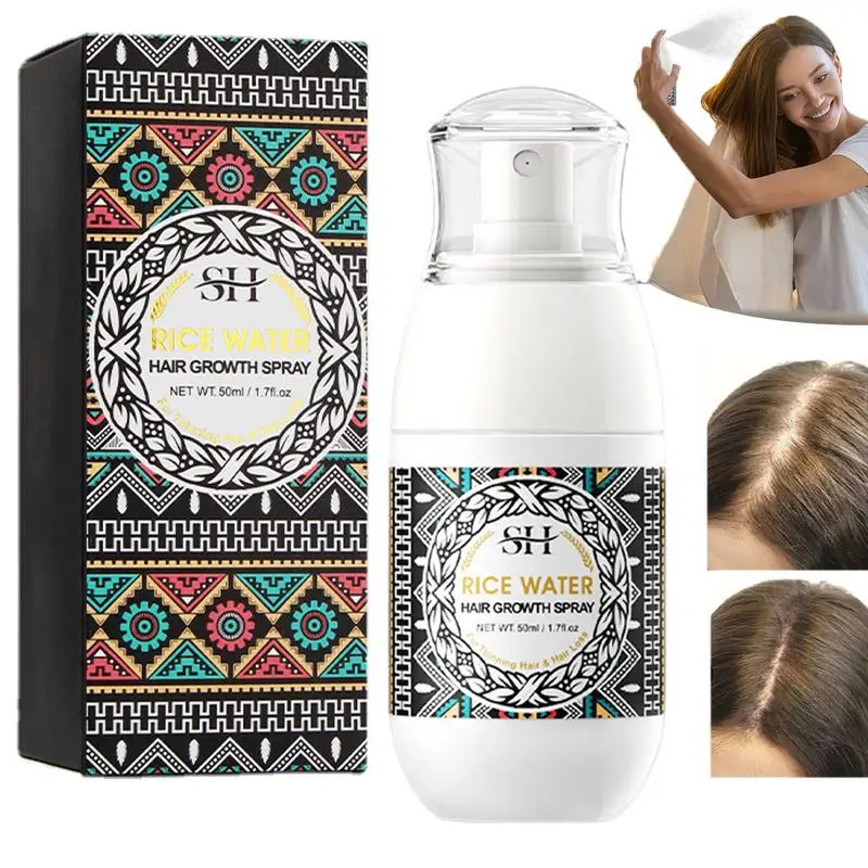 

Rice Water Spray Hair Growth Shampoo And Conditioner Moisturising Rice Water Essence For Damaged Dry Curly Or Frizzy Hair