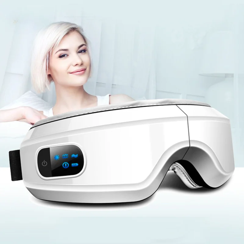 

Eye Massager Heating Eyes Mask with Music Airbag Massage Heating Eyes Mask Music for Dark Circles Eye Strain Improve Sleep