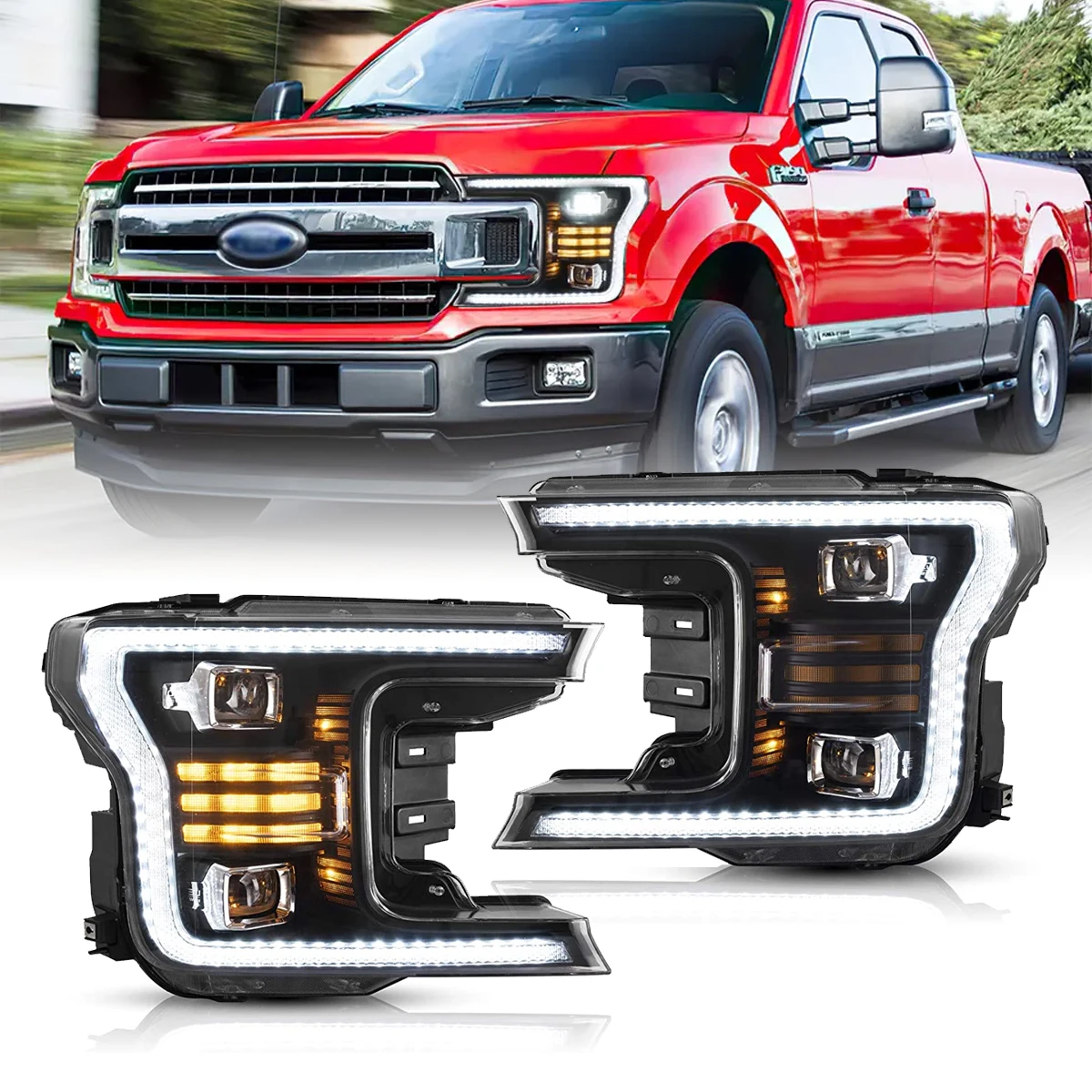 

Автомобильная фонарь в сборе для Ford F150 2018 2019
