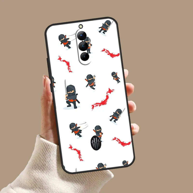 Чехол для телефона с японским Самураем ниндзя воином лампой ZTE Nubia Red Magic 9 8 8S Pro Plus