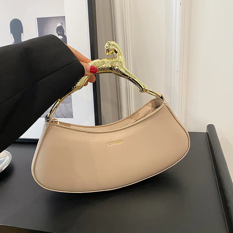 

Leopard Niche Portable Female 2023 New Simple Graceful and Fashionable Shoulder Personality All-Match Crossbody Light Luxury Bag